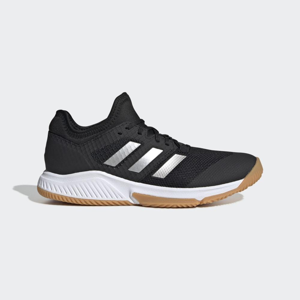 Adidasi Volei Adidas Court Team Bounce Dama Romania - Negrii/Argintii Metal/Albi EF2638